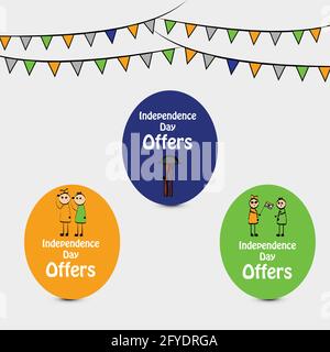 India Independence Day Stock Vector