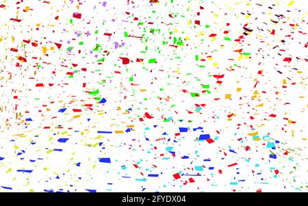 Confetti Abstract multi colored vector background Isolated illustration Stock Vector