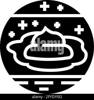 arid climates glyph icon vector illustration Stock Vector