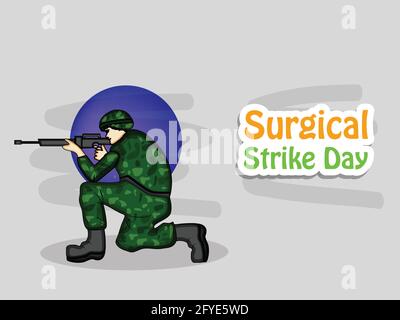 Surgical Strike Day India by vectorworld Vectors & Illustrations with  Unlimited Downloads - Yayimages | Vector illustration, Image illustration,  Illustration