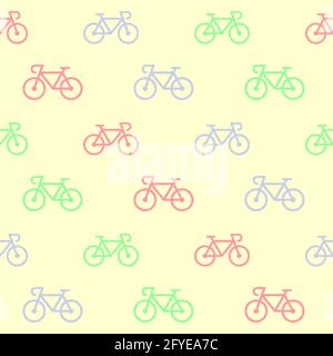 BICYCLE ICON ISOLATED, BLACK WITH WHITE BACKGROUND Stock Vector