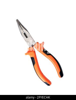 round pliers hand tool isolated on white background Stock Photo