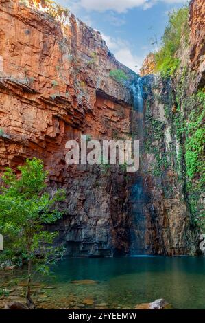 Waterfall in Emma Gorge, El Questro, WA, Australia Stock Photo