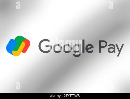 Google Pay logo Stock Photo