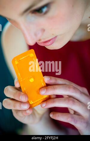 Norlevo ® morning-after pill (emergency contraceptive pill) Stock Photo