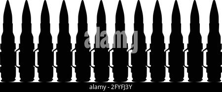 Vector image silhouette of belt feeder symbol illustration isolated on white background Stock Vector