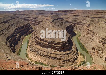 Goosenecks State Park in Utah, United States. Stock Photo