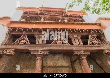 Alchi monastery , old architecture - it is a famous Buddhist temple in,Leh, Ladakh, Jammu and Kashmir, India. Stock Photo