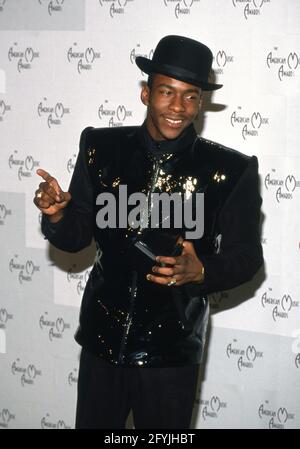 Bobby Brown at the 17th Annual American Music Awards on January 22, 1990 at Shrine Auditorium in Los Angeles, California. Credit: Ralph Dominguez/MediaPunch Stock Photo