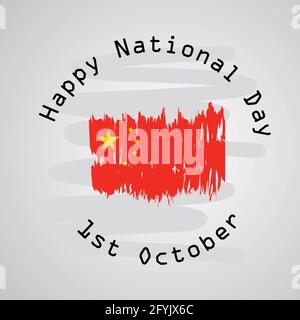 China National Day Stock Vector