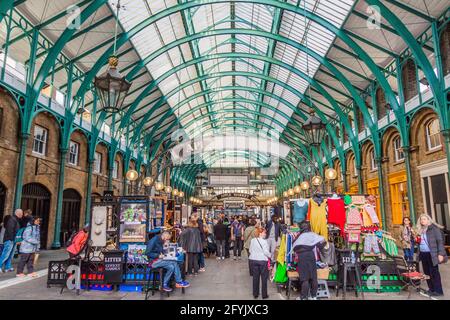 LONDON, UNITED KINGDOM - OCTOBER 4, 2017: View of Covent Garden market in London. Stock Photo