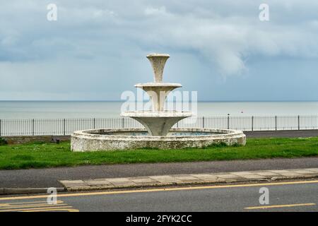 Ramsgate, United Kingdom - May 22, 2021: The Festival of Britain Fountain built in 1951 Stock Photo