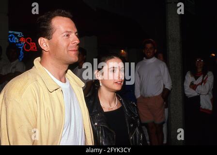 Bruce Willis and Demi Moore Circa 1990 Credit: Ralph Dominguez/MediaPunch