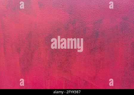 Abstract red painted old wall textured background Stock Photo