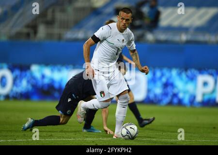 Cagliari, Italy. 28th May 2021. Rafael Toloi (Italy) during the Uefa 'European Championship 2020' Friendly match between Italy 7-0 San Marino at Sardegna Arena on May 28, 2021 in Cagliari, Italy. Credit: Maurizio Borsari/AFLO/Alamy Live News Stock Photo