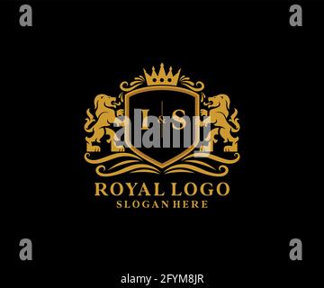 Luxury, Royal and Elegant Logo Vector Design Stock Vector Image & Art ...