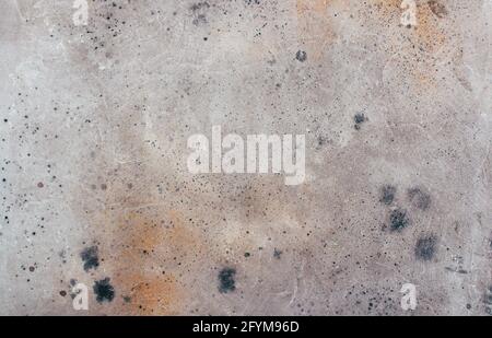 abstract brown chocolate metallic background texture concrete or plaster hand made wall Stock Photo