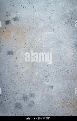 Abstract blue light metallic background texture concrete or plaster hand made wall Stock Photo