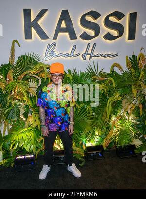 Las Vegas, NV, USA. 28th May, 2021. ***HOUSE COVERAGE*** Jonboy pictured at Kassi Beach House Grand Opening at Virgin Hotels Las Vegas, NV on May 28, 2021. Credit: Gdp Photos/Media Punch/Alamy Live News Stock Photo