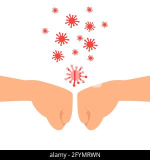 Coronavirus spread, conceptual illustration Stock Photo