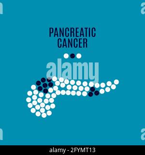 Pancreatic cancer, conceptual illustration Stock Photo