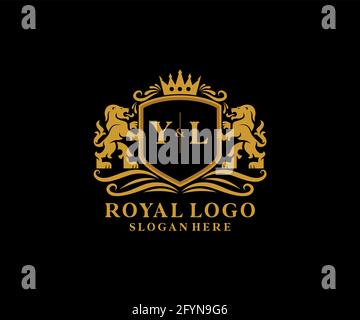 YL Letter Luxurious Brand Logo Template, for Restaurant, Royalty, Boutique,  Cafe, Hotel, Heraldic, Jewelry, Fashion and other vector illustration Stock  Vector Image & Art - Alamy