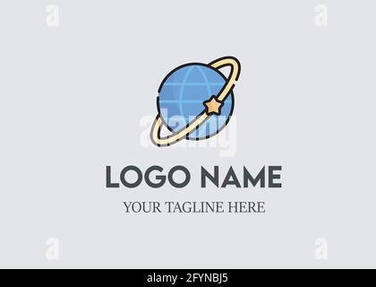 news media logo , call center logo or journalism icons. Stock Vector