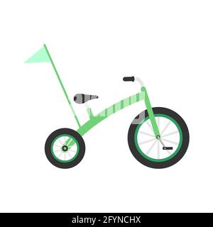 Bike kids icon. Bicycle colorful symbol. Stock Vector