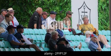 London, UK. 29 May, 2021. London, UK. Happy to be back in the sun as Surrey take on Gloucestershire in the County Championship at the Kia Oval, day three David Rowe/Alamy Live News