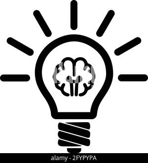 Idea, thinking brainstorming icon - Well organized and editable Vector design using in commercial purposes, print media, web or any type of design pro Stock Vector