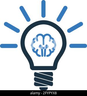 Idea, thinking brainstorming icon - Well organized and editable Vector design using in commercial purposes, print media, web or any type of design pro Stock Vector