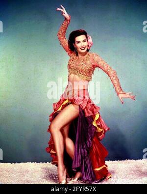 ANN MILLER (1923-2004) American film actress,dancer and singer about 1945 Stock Photo