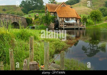 The Mill House, Hobbiton, Matamata, New Zealand Stock Photo