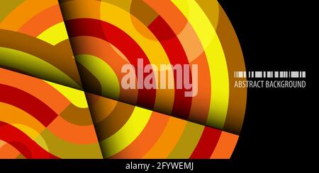 Abstract colorful background template with blended strips Stock Vector