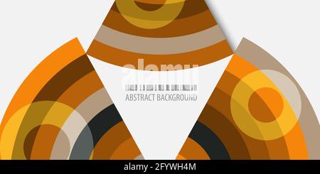 Abstract colorful background template with blended strips Stock Vector