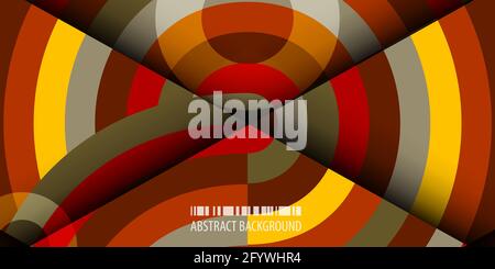 Abstract colorful background template with blended strips Stock Vector