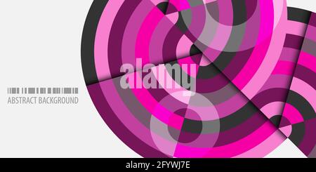 Abstract colorful background template with blended strips Stock Vector
