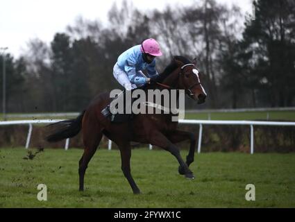 File photo dated 16-01-2021 of Paul O'Brien riding Eileendover on their way to winning the Alan Swinbank Mares' Standard Open National Hunt Flat Race at Market Rasen Racecourse. Issue date: Sunday May 30, 2021. Stock Photo