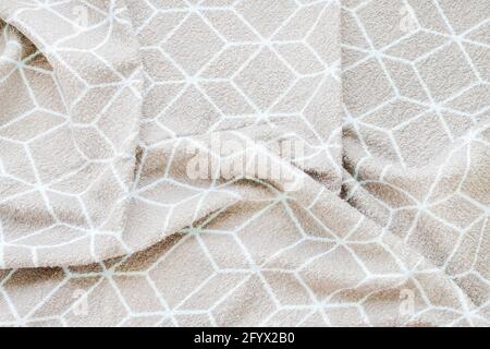 Soft towel fabric. Graphic resources Stock Photo