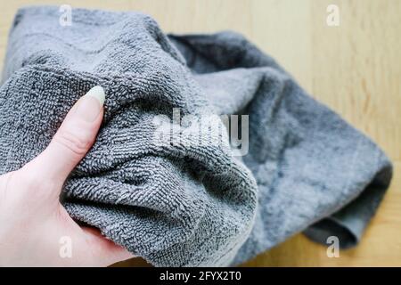 Soft towel fabric. Graphic resources Stock Photo