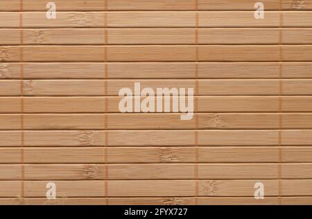 horizontal bamboo lines. wooden abstract background. top view. horizontal image