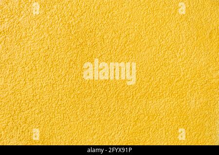 Old yellow stone wall background texture sandstone Stock Photo
