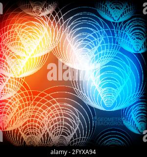 Modern colorful abstract geometry  background Stock Vector