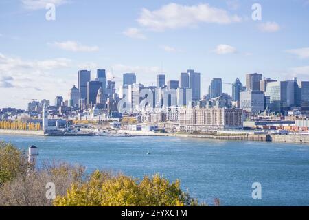 Canadian cityscape during summer day, Montreal, Quebec, Canada Stock Photo