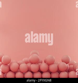minimal background Wallpaper red spheres in space pattern lighting ...