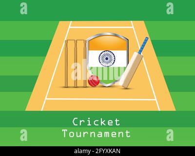 Cricket Sport Background Stock Vector