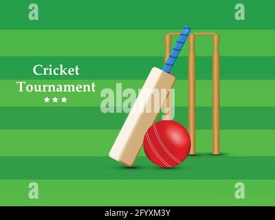 Cricket Sport Background Stock Vector