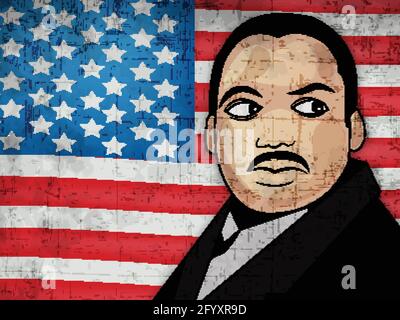 Martin Luther King Day Stock Vector