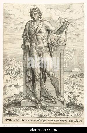Greek Gods Apollo (God of Knowledge & Art) and Hera (God of Family ...