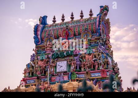 hindu temple Sri Mayurapathy Murugan in berlin Stock Photo